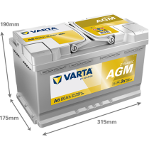Bateria Varta F21 A6 80Ah - 2