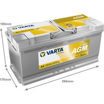 Bateria Varta H15 A4 105Ah - 2