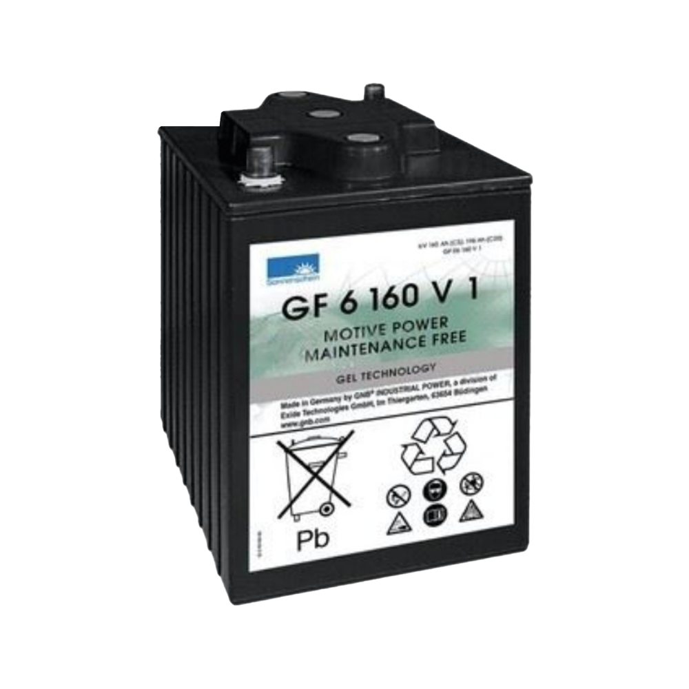Sonnenschein GF06160V1 batería para silla de ruedas 196Ah 6V | bateriasencasa.com