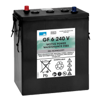 Sonnenschein GF06240V wheelchair battery 270Ah 6V | bateriasencasa.com