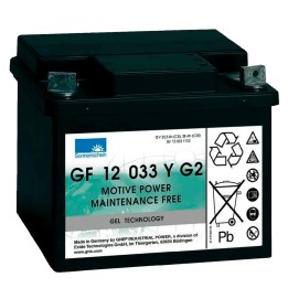 Sonnenschein GF12033YG2 Mobilitätsbatterie 38Ah 12V | bateriasencasa.com
