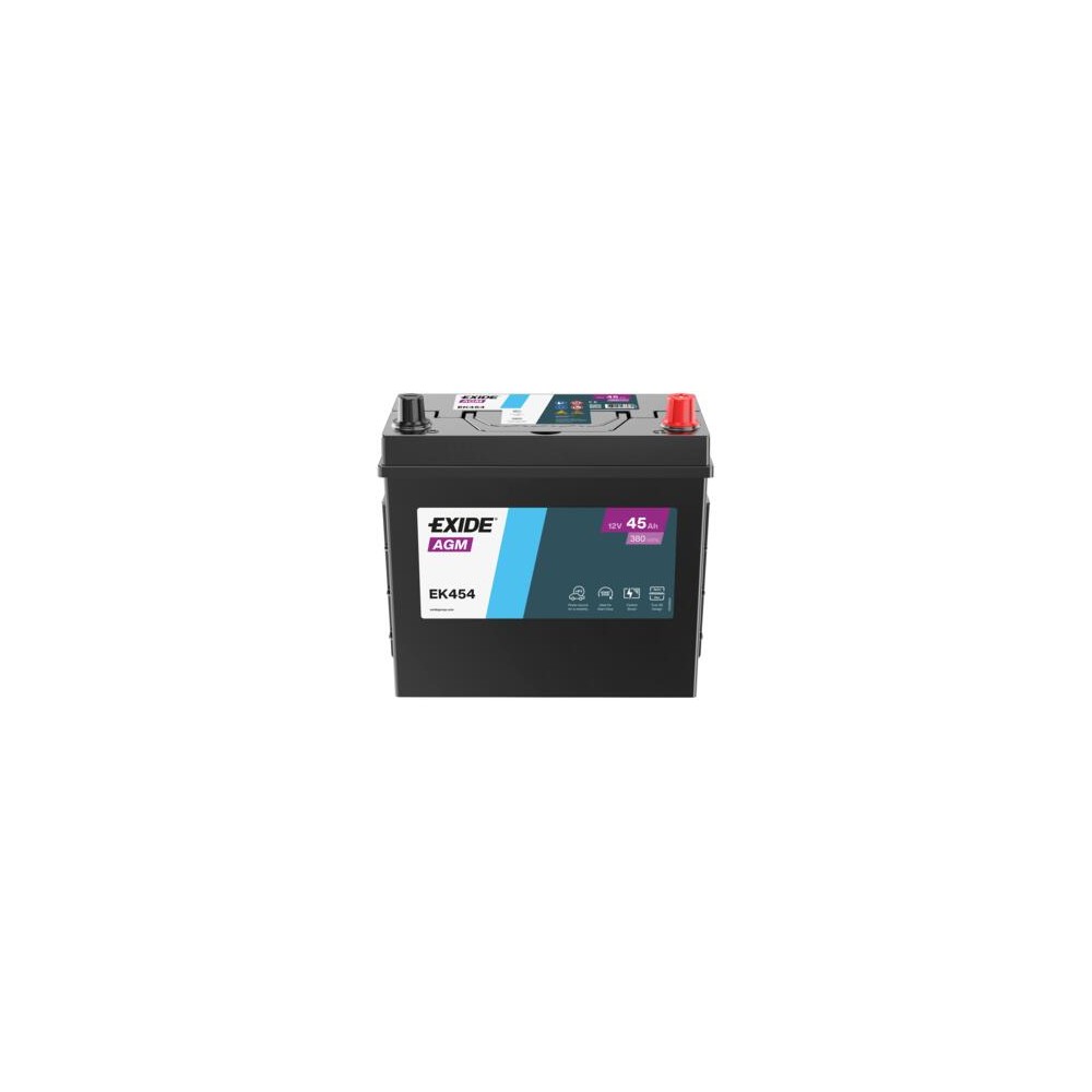 Exide EK454 Zusatzbatterie 45Ah 12V 380A | bateriasencasa.com