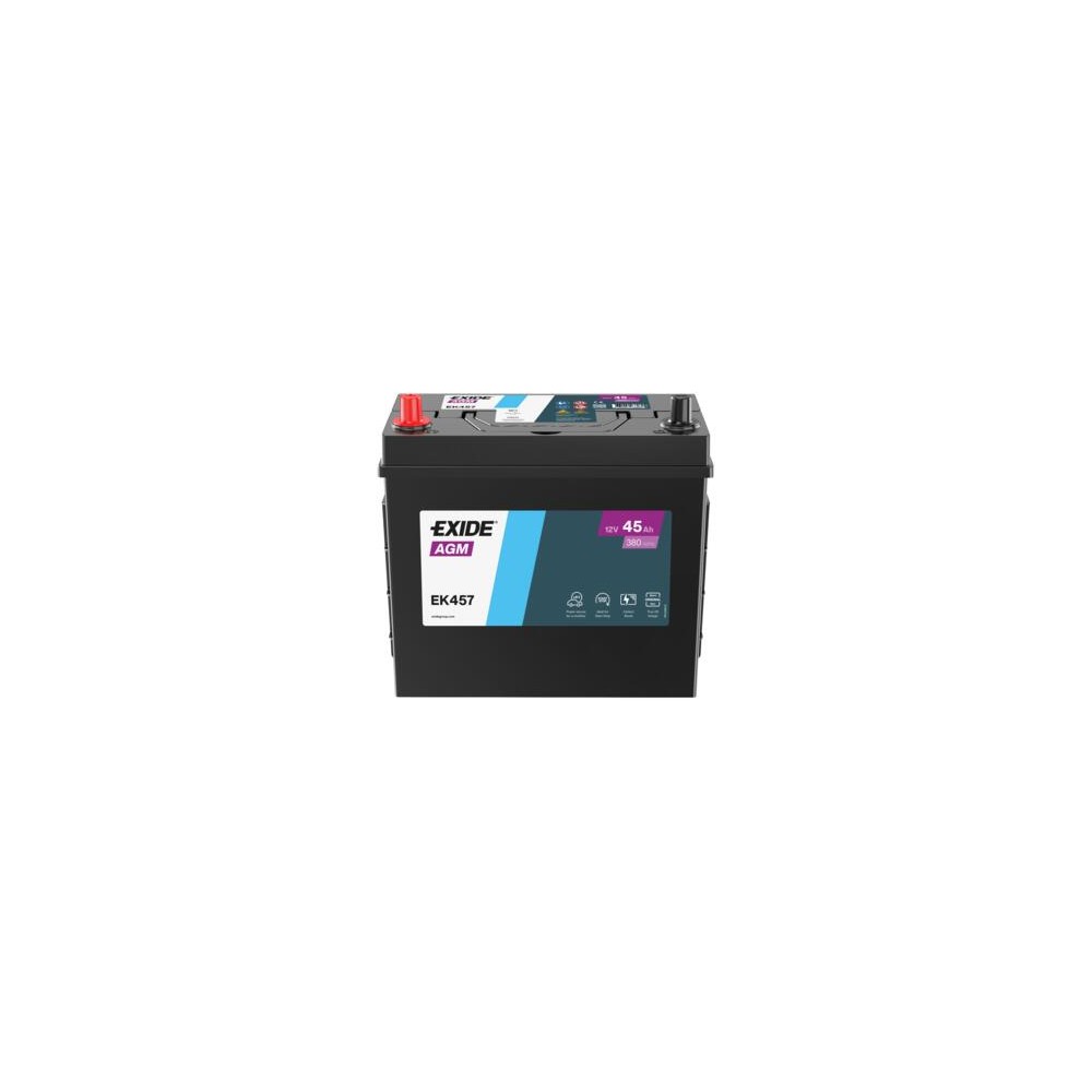 Exide EK457 Zusatzbatterie 45Ah 12V 380A | bateriasencasa.com