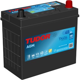 Tudor TK454 auxiliary battery 45Ah 12V 380A | bateriasencasa.com