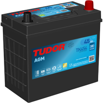 Tudor TK454 bateria auxiliar 45Ah 12V 380A | bateriasencasa.com