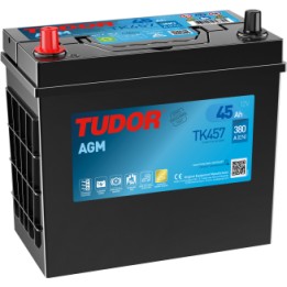 Tudor TK457 auxiliary battery 45Ah 12V 380A | bateriasencasa.com