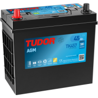 Tudor TK457 bateria auxiliar 45Ah 12V 380A | bateriasencasa.com