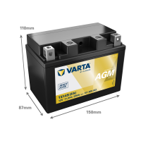 Varta 511909022 Motorradbatterie 11Ah 12V 220A | bateriasencasa.com