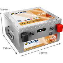 Varta LL200 batería de barco 200Ah 12.80V | bateriasencasa.com