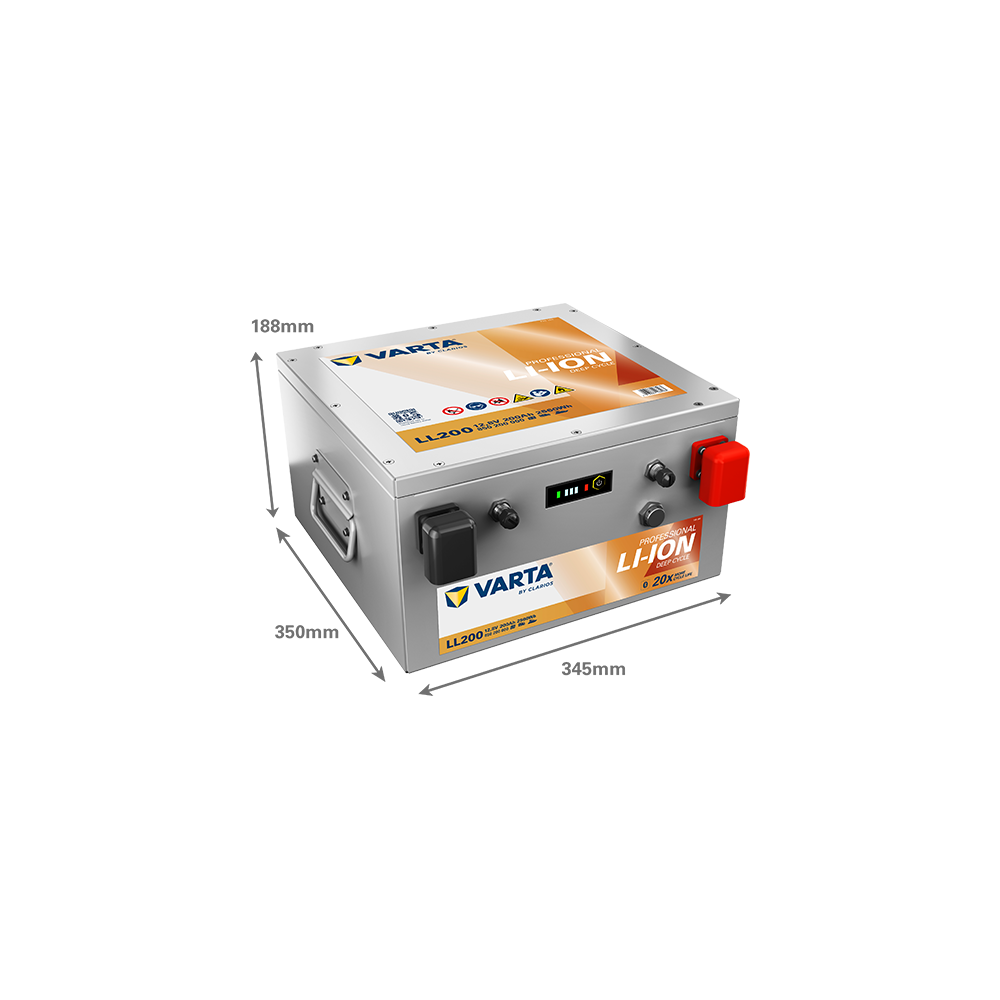 Varta LL200 batería de barco 200Ah 12.80V | bateriasencasa.com