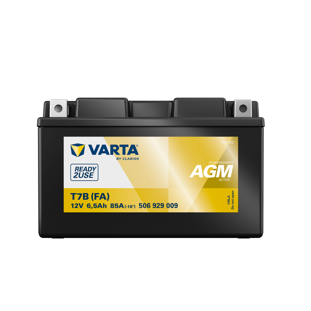 Varta 506929009 batterie de moto 6.50Ah (10h) 12V 85A | bateriasencasa.com