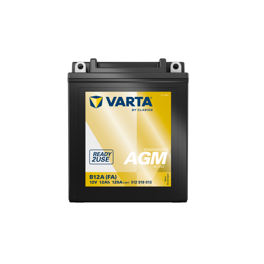 Varta 512919013 batterie de moto 12Ah (10h) 12V 125A | bateriasencasa.com