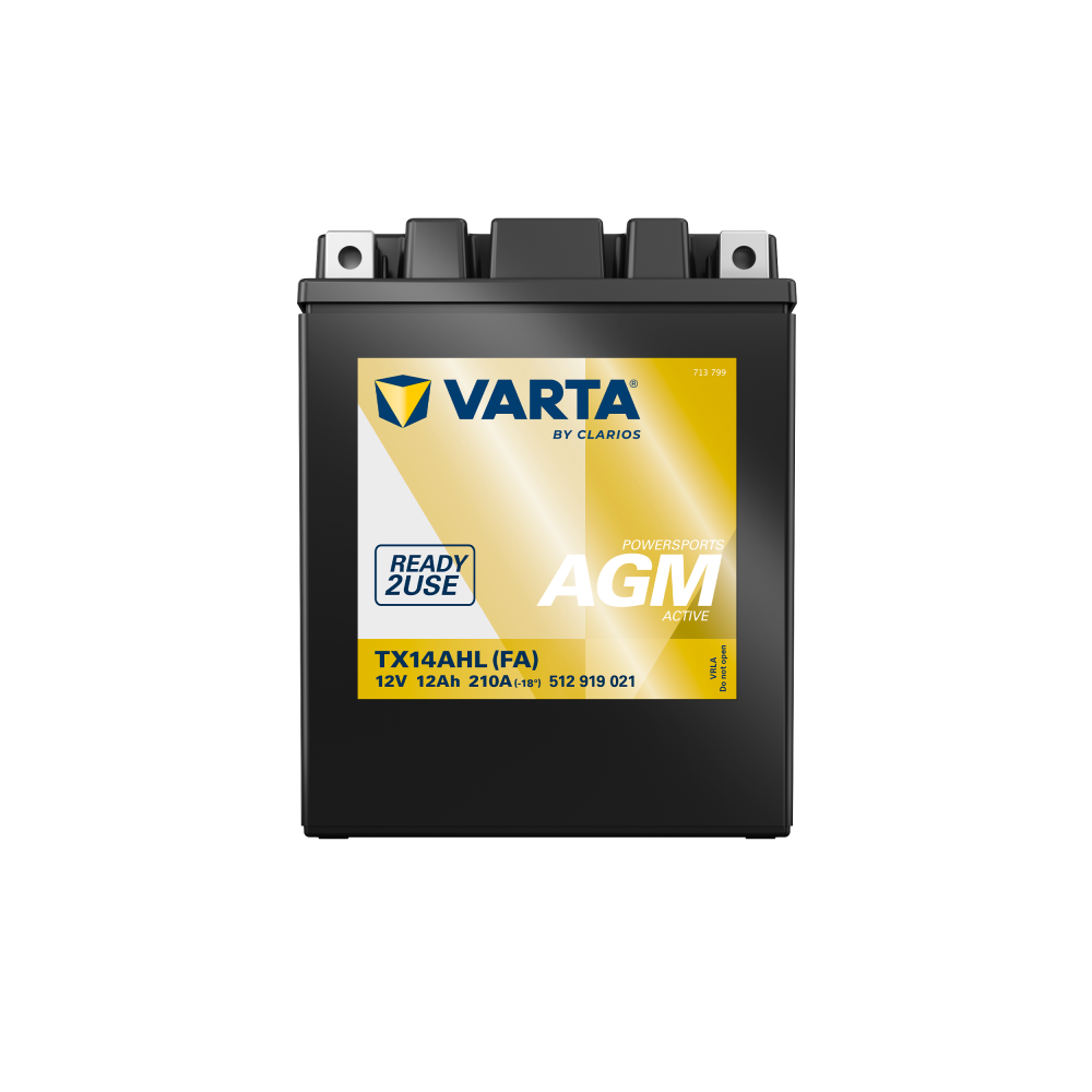 Varta 512919021 batterie de moto 12Ah (10h) 12V 210A | bateriasencasa.com