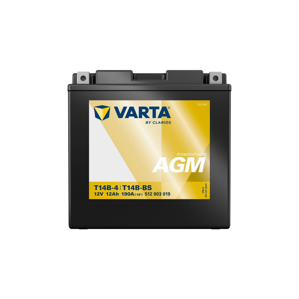 Varta 512903019 batterie de moto 12Ah (10h) 12V 190A | bateriasencasa.com