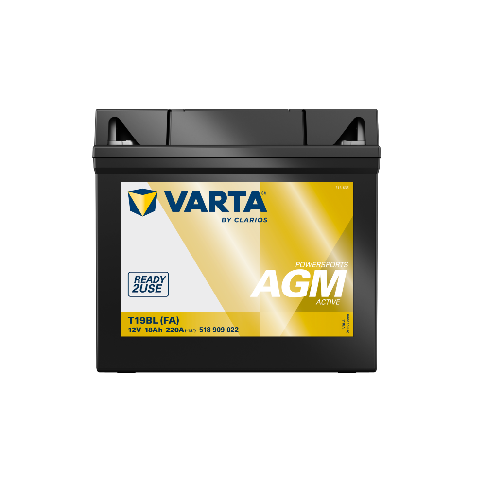 Varta 518909022 batterie de moto 18Ah (10h) 12V 220A | bateriasencasa.com