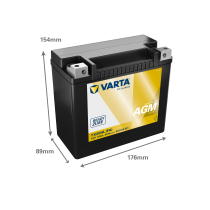 Varta 518919031 batterie de moto 18Ah (10h) 12V 310A | bateriasencasa.com