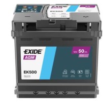 Exide EK500 Zusatzbatterie 50Ah 12V 570A | bateriasencasa.com