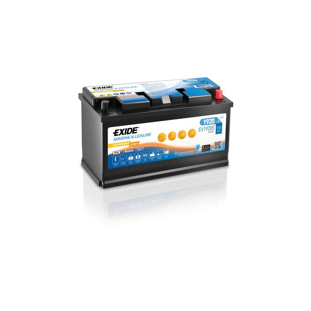 Exide EV1920S Bootsbatterie 150Ah 12V | bateriasencasa.com