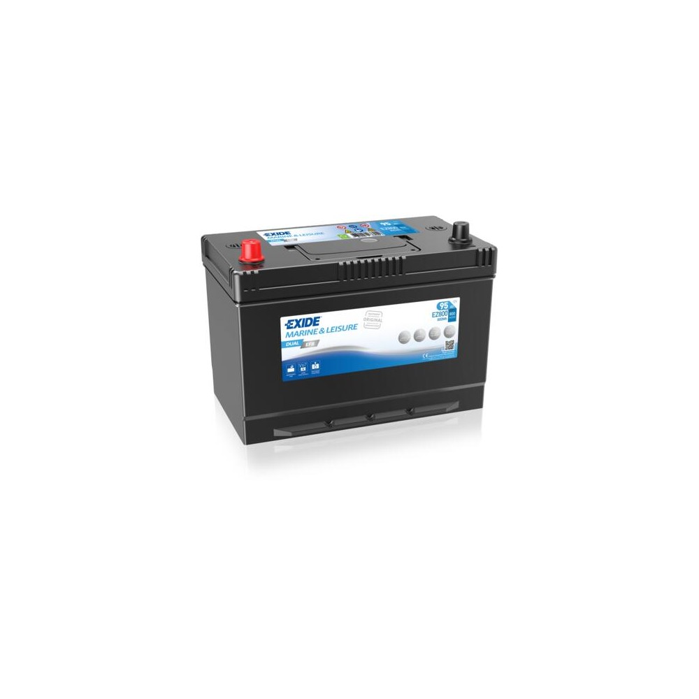 Exide EZ800 marine battery 95Ah 12V 800A | bateriasencasa.com