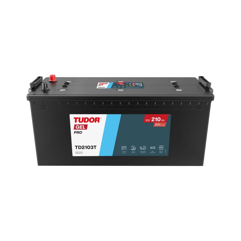 Tudor TD2103T batteria per camion 210Ah 12V 800A | bateriasencasa.com