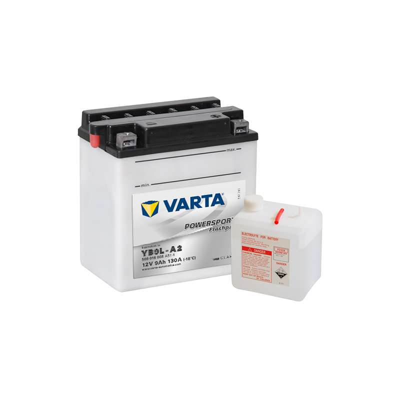 Batería Varta YB9L-A2 509016008 | bateriasencasa.com