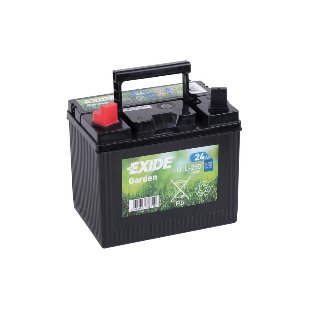 Exide U1L-250 batería 24Ah 12V 250A | bateriasencasa.com