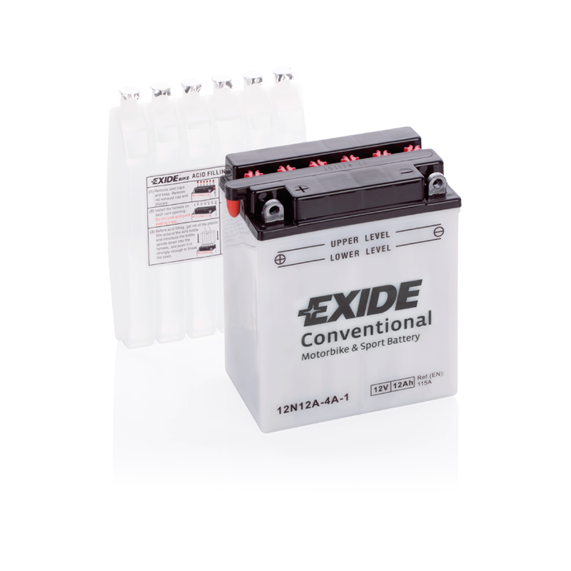 Exide 12N12A-4A-1 battery | bateriasencasa.com