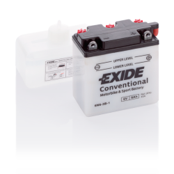 Batería Exide 6N6-3B-1 | bateriasencasa.com