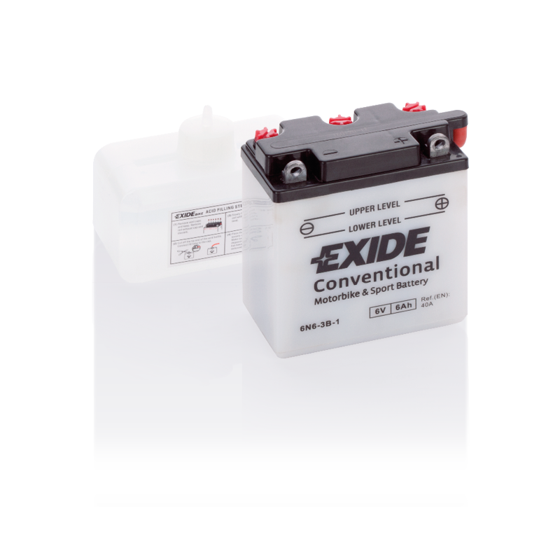 Batteria Exide 6N6-3B-1 | bateriasencasa.com