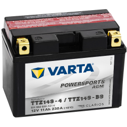 Batterie Varta TTZ14S-4 TTZ14S-BS 511902023 | bateriasencasa.com