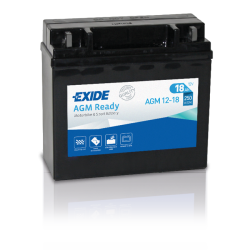 Exide AGM12-18 battery | bateriasencasa.com