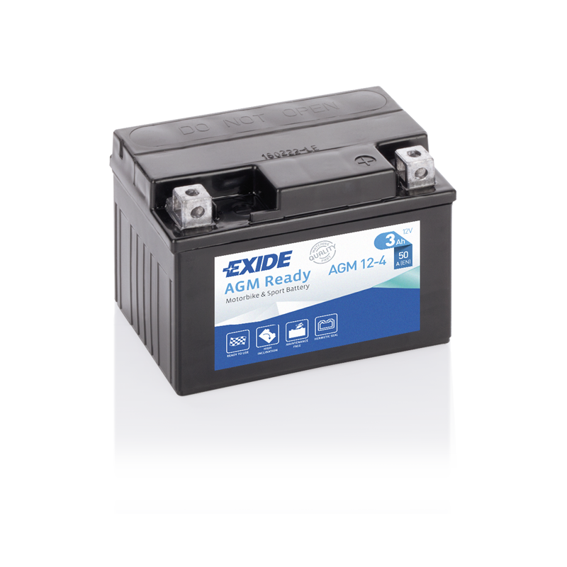Exide AGM12-4 battery | bateriasencasa.com