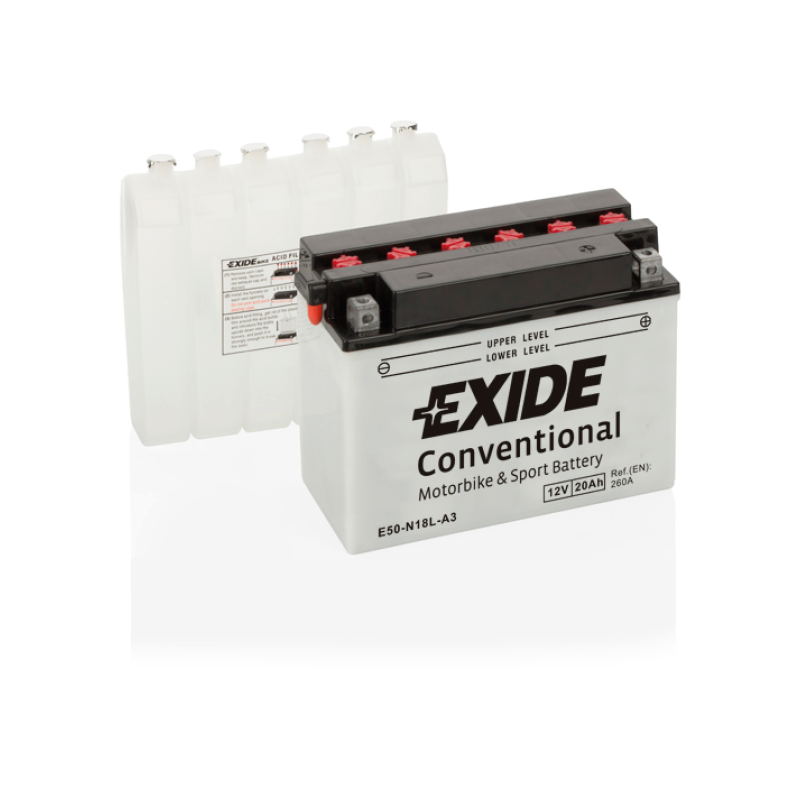 Exide E50-N18L-A3 battery | bateriasencasa.com