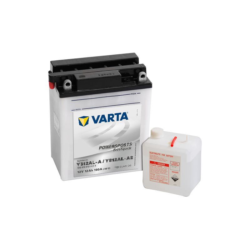 Varta YB12AL-A YB12AL-A2 512013012 battery | bateriasencasa.com