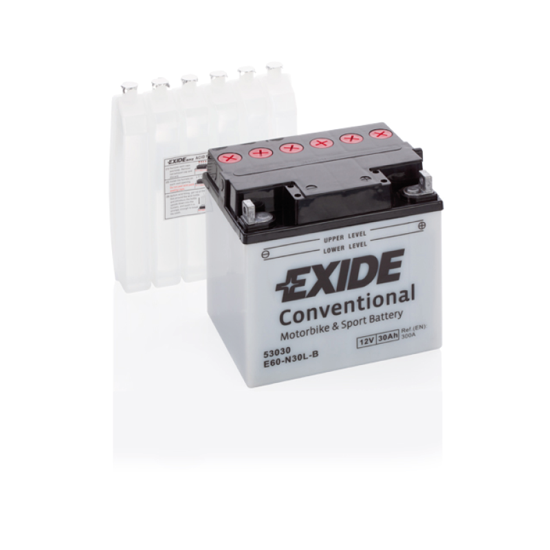 Exide E60-N30L-B battery | bateriasencasa.com