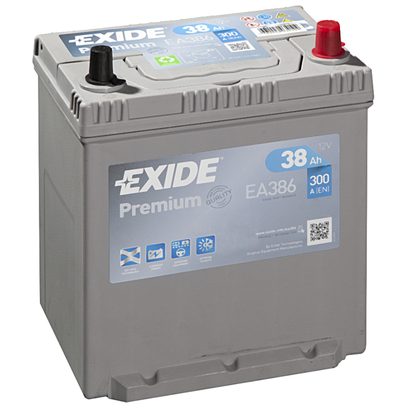 Exide EA386 battery | bateriasencasa.com