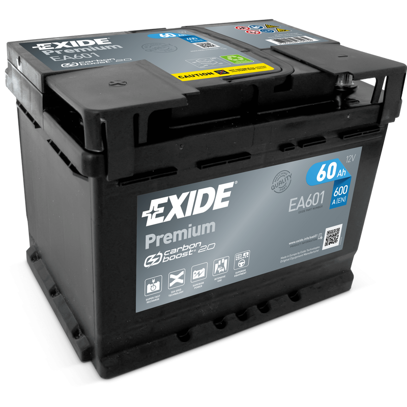 Exide EA601 battery | bateriasencasa.com