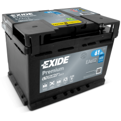 Exide EA612 battery | bateriasencasa.com