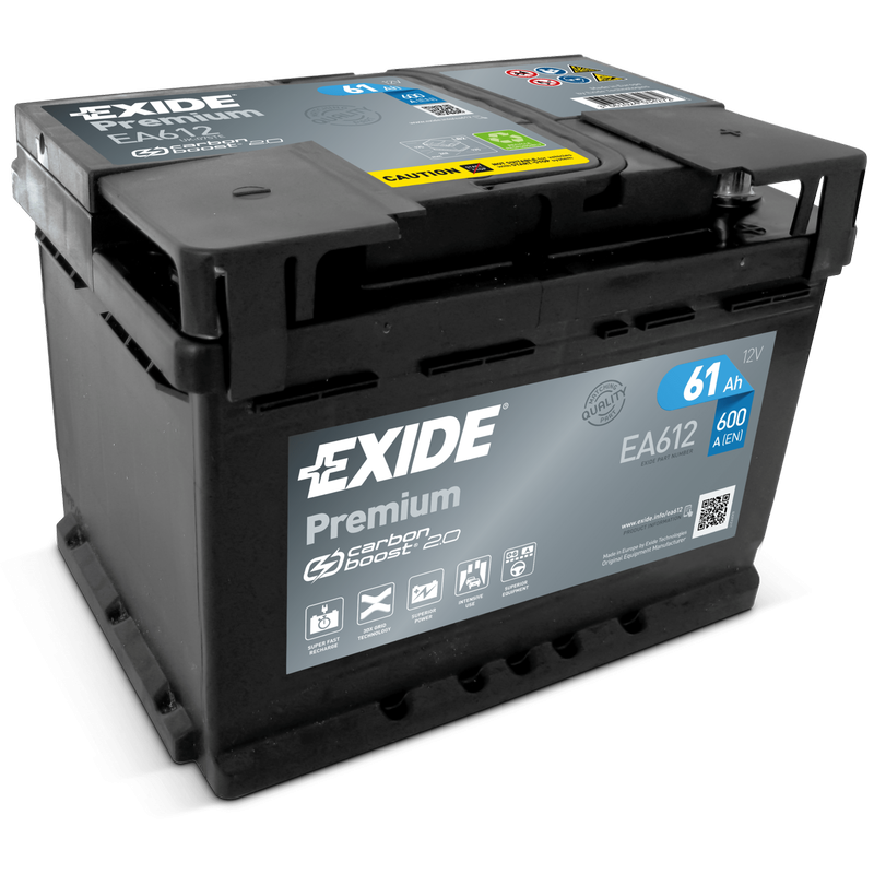 Bateria Exide EA612 | bateriasencasa.com