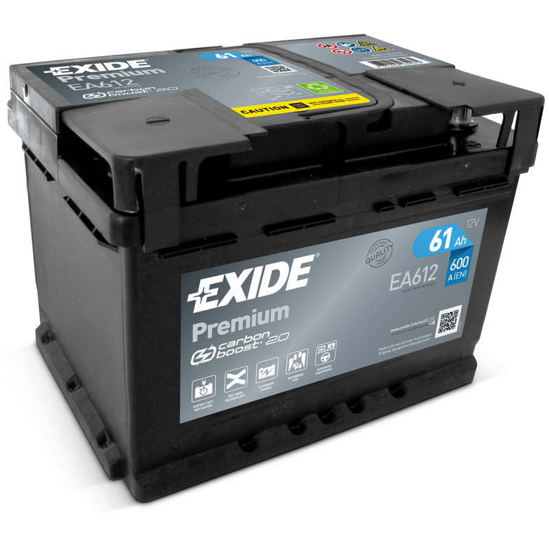 Batteria Exide EA612 | bateriasencasa.com