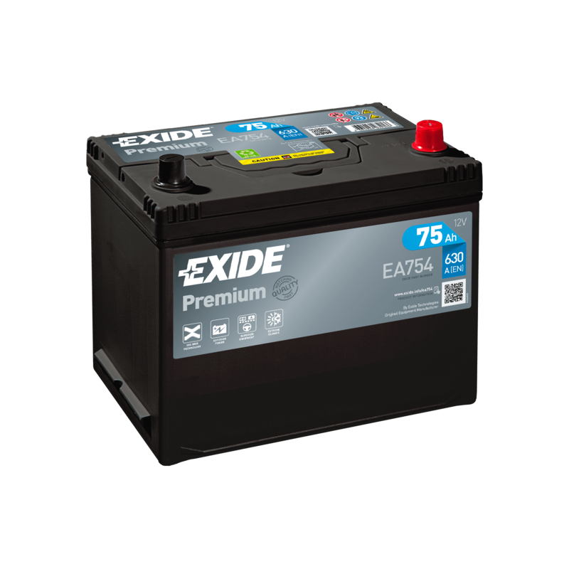 Exide EA754 battery | bateriasencasa.com