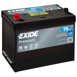 Batteria Exide EA755 | bateriasencasa.com
