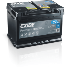 Batterie Exide EA770 | bateriasencasa.com