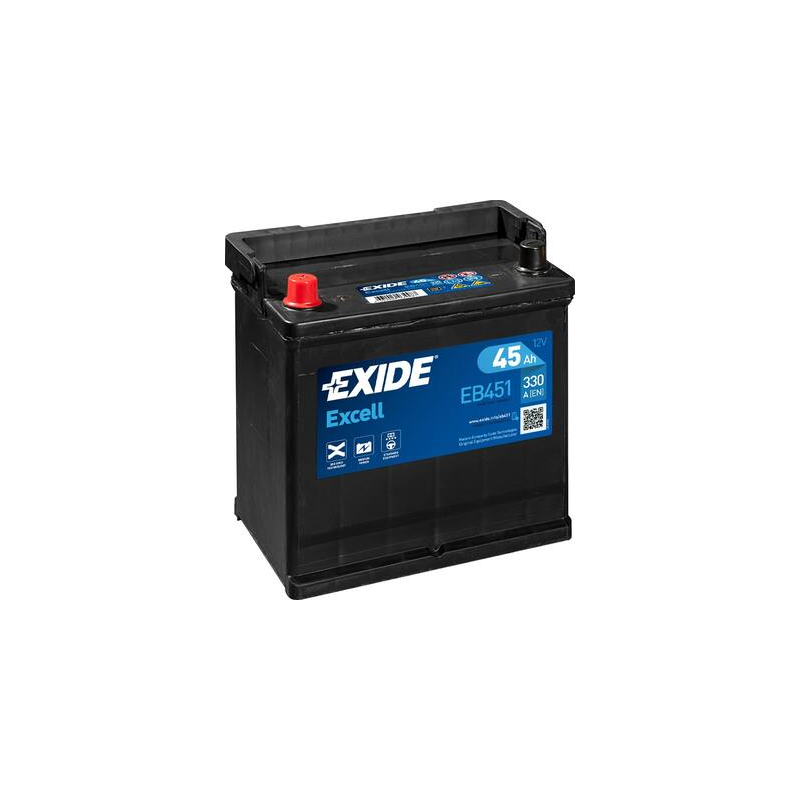Bateria Exide EB451 | bateriasencasa.com