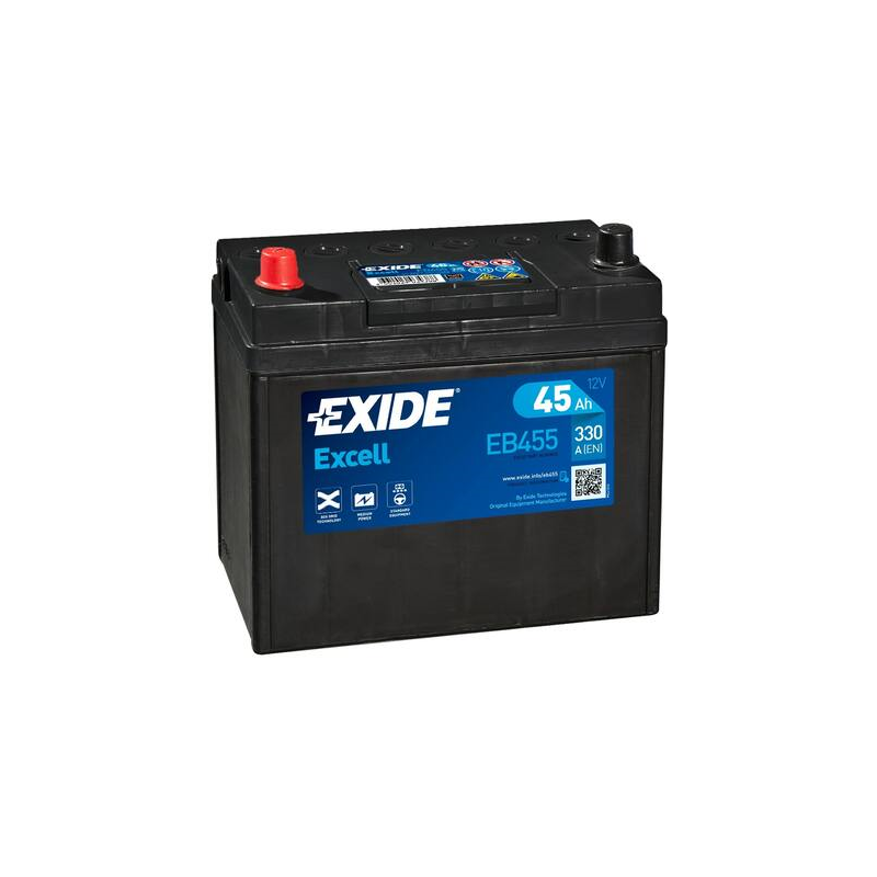 Batería Exide EB455 | bateriasencasa.com