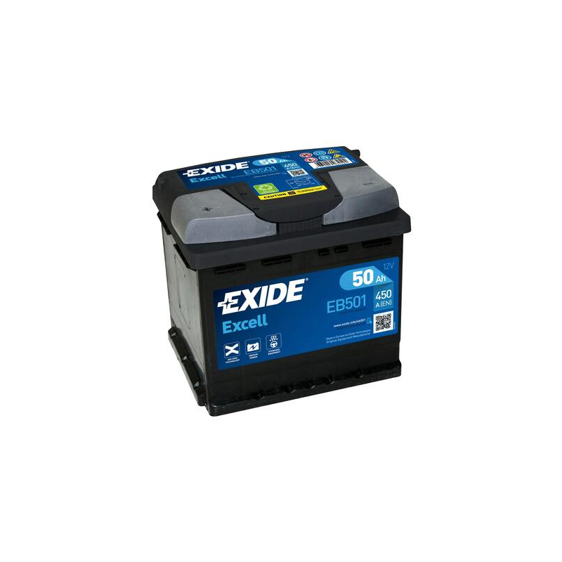 Batería Exide EB501 | bateriasencasa.com