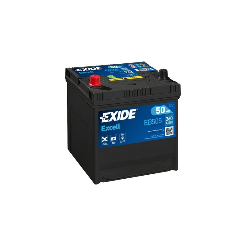 Bateria Exide EB505 | bateriasencasa.com