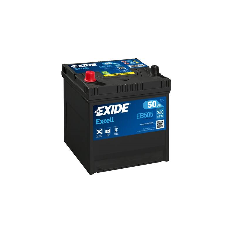 Batteria Exide EB505 | bateriasencasa.com