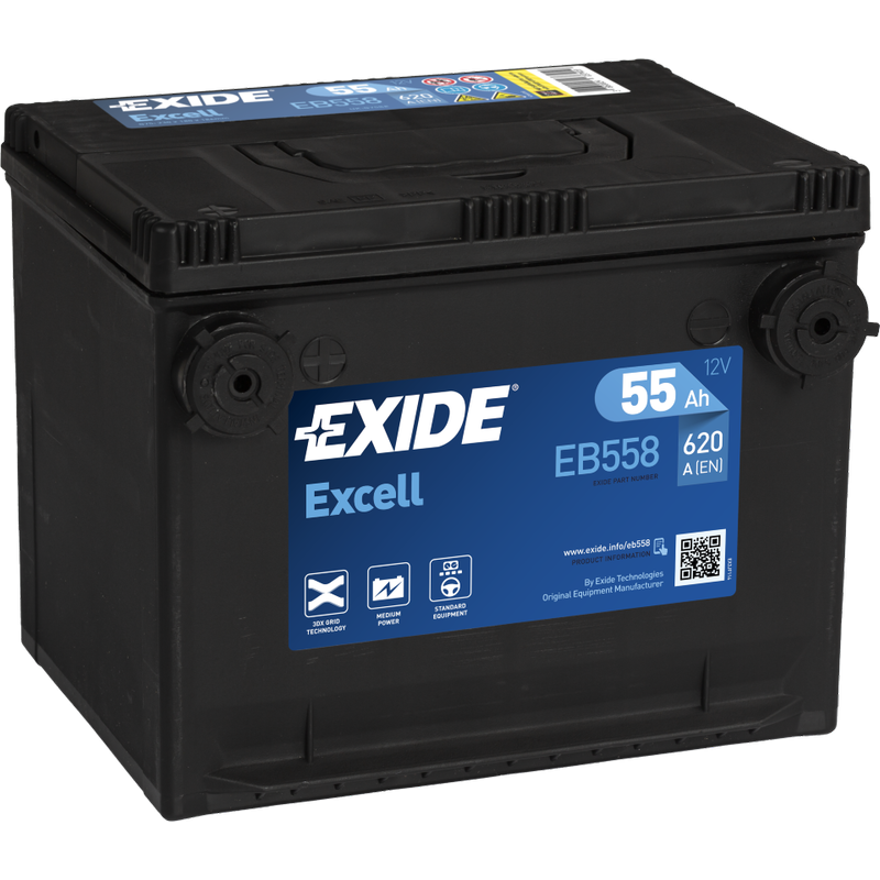 Bateria Exide EB558 | bateriasencasa.com