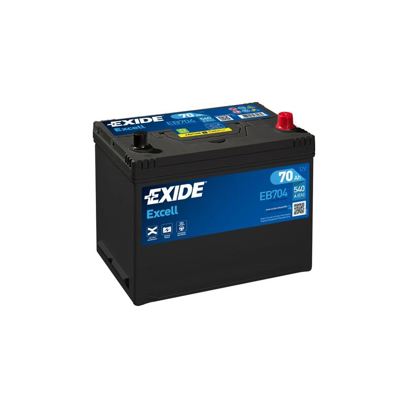 Batteria Exide EB704 | bateriasencasa.com